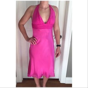Size 4 Cache Hot Pink dress.